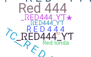 الاسم المستعار - RED444