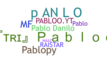الاسم المستعار - Pabloo