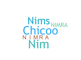 الاسم المستعار - nimra