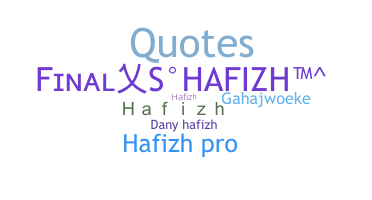 الاسم المستعار - Hafizh
