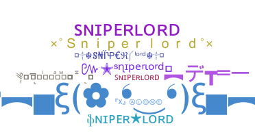 الاسم المستعار - Sniperlord