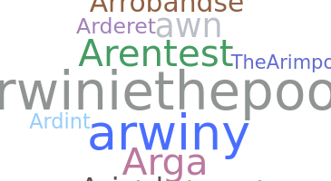 الاسم المستعار - Arwin