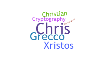 الاسم المستعار - Christos