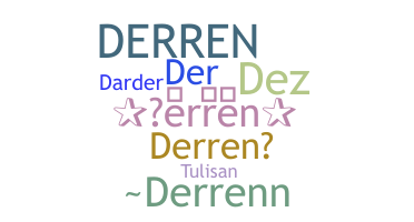الاسم المستعار - Derren