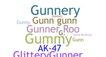 الاسم المستعار - Gunner