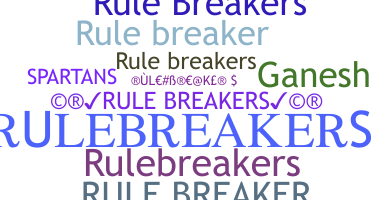 الاسم المستعار - RuleBreakers