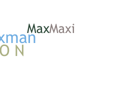 الاسم المستعار - Maxton