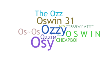الاسم المستعار - Oswin