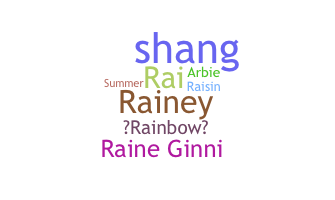الاسم المستعار - Raine
