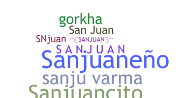الاسم المستعار - Sanjuan