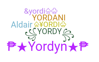 الاسم المستعار - Yordi