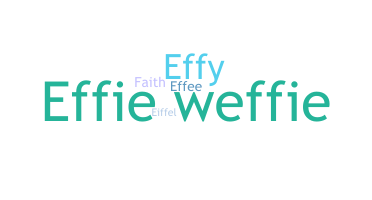الاسم المستعار - Effie