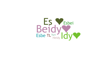 الاسم المستعار - Esbeidy