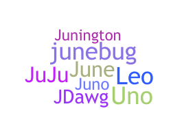 الاسم المستعار - Juno