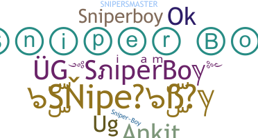 الاسم المستعار - SniperBoy