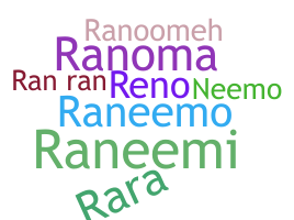 الاسم المستعار - Raneem