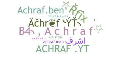 الاسم المستعار - Achraf