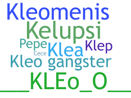 الاسم المستعار - kleo