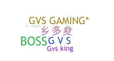 الاسم المستعار - gvs