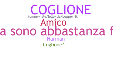 الاسم المستعار - Coglione