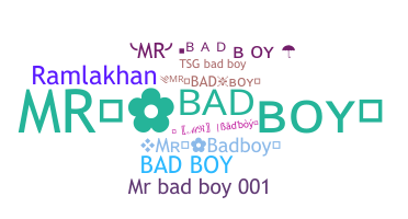 الاسم المستعار - Mrbadboy
