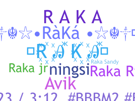 الاسم المستعار - Raka