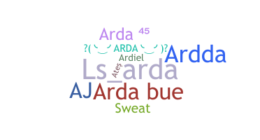 الاسم المستعار - arda