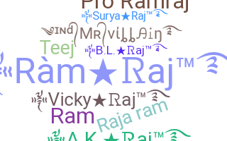 الاسم المستعار - Ramraj