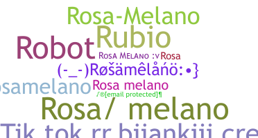 الاسم المستعار - Rosamelano