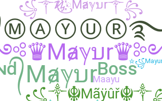 الاسم المستعار - Mayur