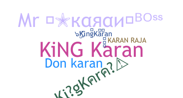 الاسم المستعار - KingKaran