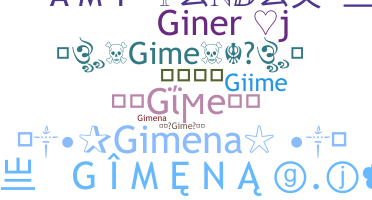 الاسم المستعار - Gime