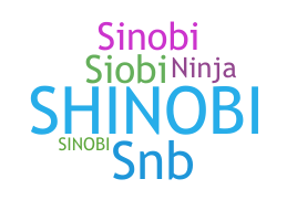 الاسم المستعار - sinobi