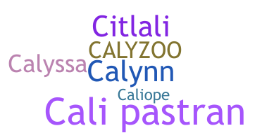 الاسم المستعار - Caly