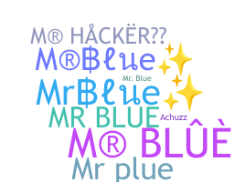 الاسم المستعار - MrBlue