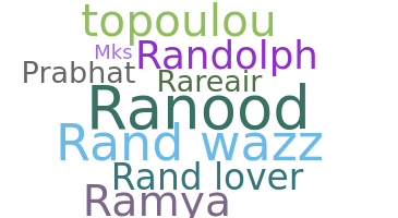 الاسم المستعار - Rand