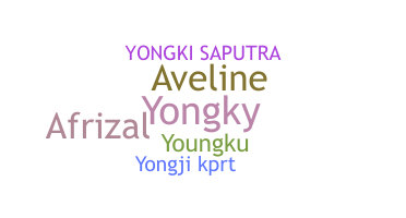 الاسم المستعار - Yongki