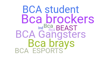 الاسم المستعار - BCA