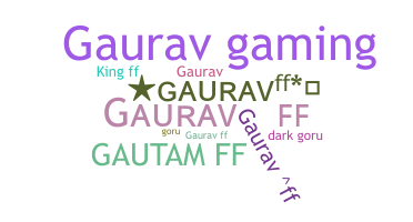 الاسم المستعار - gauravff