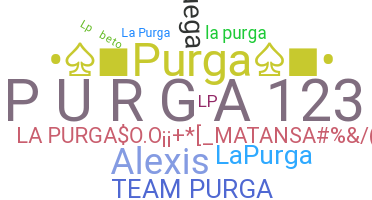الاسم المستعار - Purga
