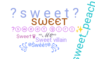 الاسم المستعار - Sweet