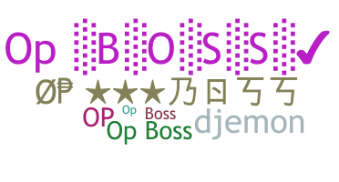 الاسم المستعار - OpBOSS