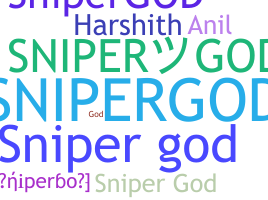 الاسم المستعار - snipergod
