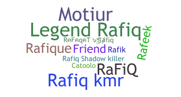 الاسم المستعار - Rafiq