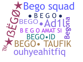 الاسم المستعار - bego