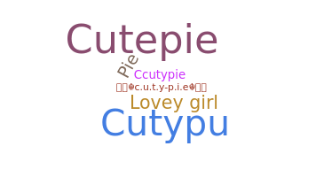 الاسم المستعار - Cutypie
