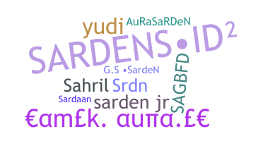 الاسم المستعار - Sarden