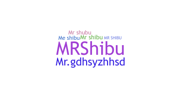 الاسم المستعار - MrSHIBU