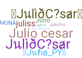 الاسم المستعار - JulioCesar