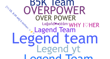 الاسم المستعار - LegendTeam